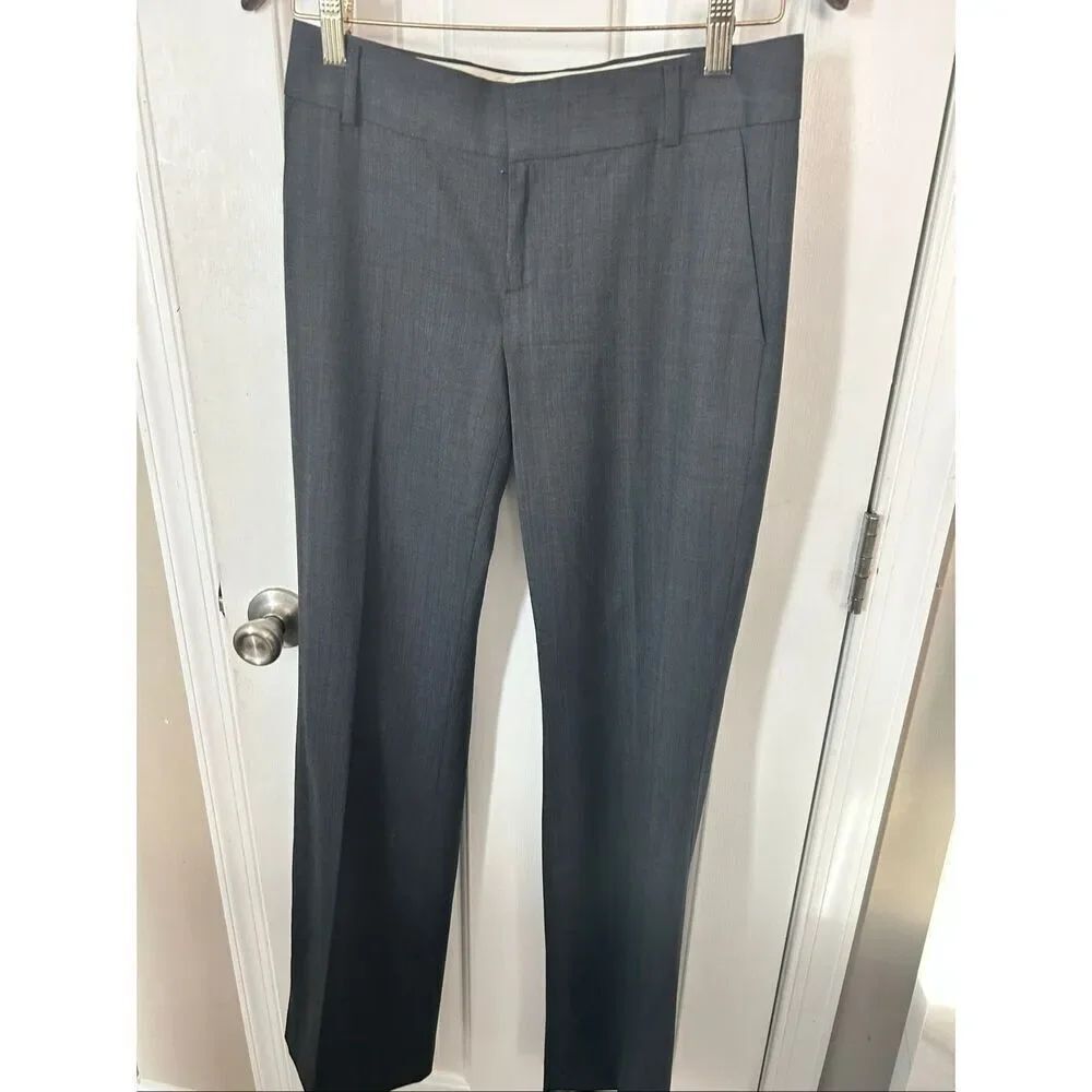 Banana republic Martin fit stretchy size 2 long dress pants color grey bluish bl